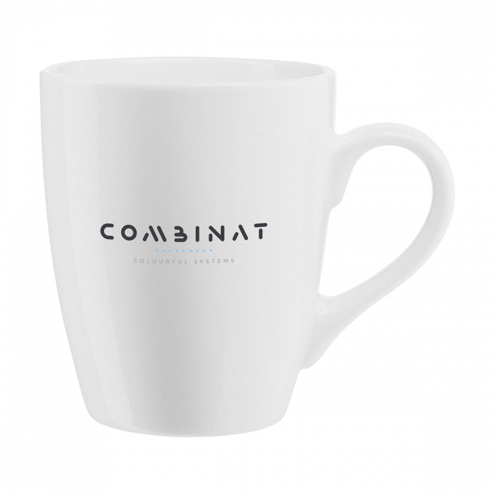 Zonia mug with white colour and 31 cl capacity